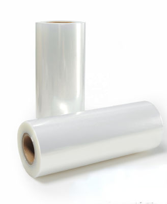 Logotipo imprimible película termoformadora laminada PVDC de barrera media de múltiples capas PA PE material de embalaje para alimentos