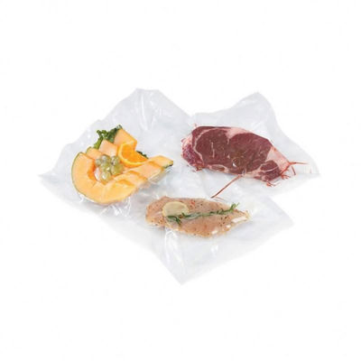 Carne procesada Salchichas Bolsas de plástico con vacío para comprimir bolsas de embalaje PVDC de alta barrera transparente