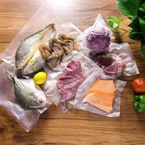 Material PE/PVDC/EVOH de alta barrera de plástico para película de reducción térmica de la carne
