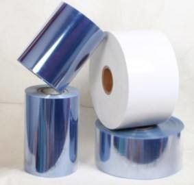 Película de PVC transparente rígida de alta barrera de 250 micrones recubierta con PVDC