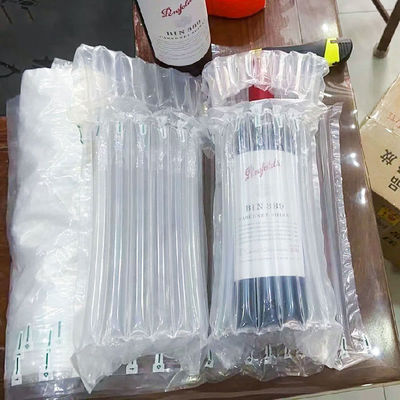 PE PA Protección para el transporte almohadilla de aire envolvente de burbujas columna almohada tubo de celda inflable 55um-70um