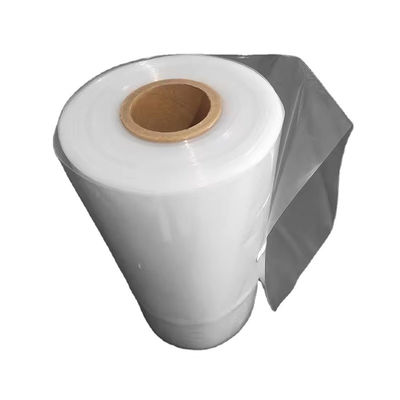 Pa 7 capas Co Extrusión Vacuo Película de manga de plástico brillante de rollo de la capa plana de embalaje bolsa de tubo de vacío para alimentos