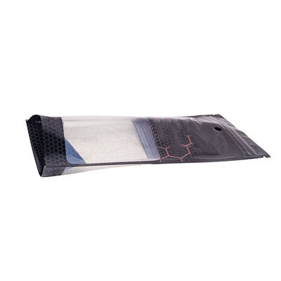 PVDC recubierto con PET de múltiples capas de plástico de pie con cerradura por cremallera Bolsa personalizada espesor 100-130 micras
