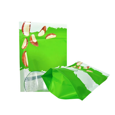 Bolsas laminadas de PVDC revestidas con cremallera de gravura lisa para perros y envases de bocadillos