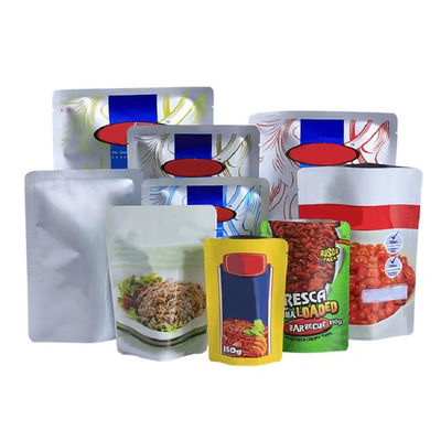 Bolsas de embalaje de alimentos Bolsas de café impresas personalizadas de plástico con cremallera 40 Mic~250 Mic
