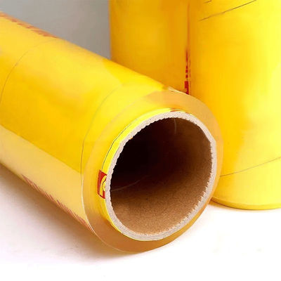 Película adhesiva de plástico para alimentos para el hogar PVC / PVDC / PE / LDPE con cortador de diapositivas