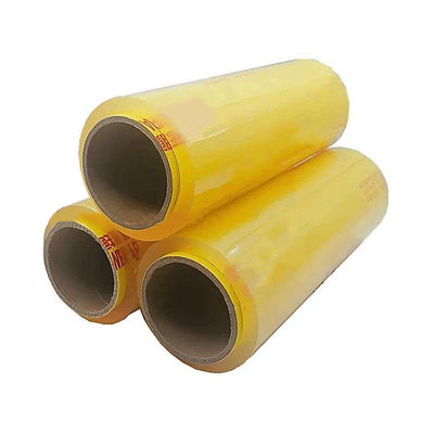 Película adhesiva de plástico para alimentos para el hogar PVC / PVDC / PE / LDPE con cortador de diapositivas