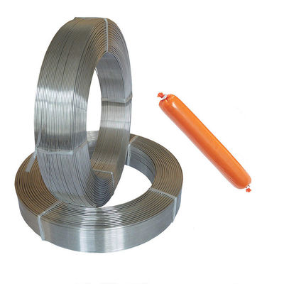 5.5 kg/rollo Grado alimenticio de aluminio de más alto nivel Rodillos de alambre para embalaje de salchichas