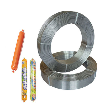 5.5 kg/rollo Grado alimenticio de aluminio de más alto nivel Rodillos de alambre para embalaje de salchichas