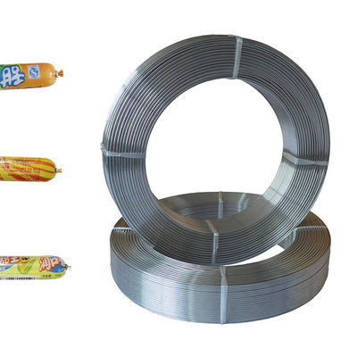5.5 kg/rollo Grado alimenticio de aluminio de más alto nivel Rodillos de alambre para embalaje de salchichas