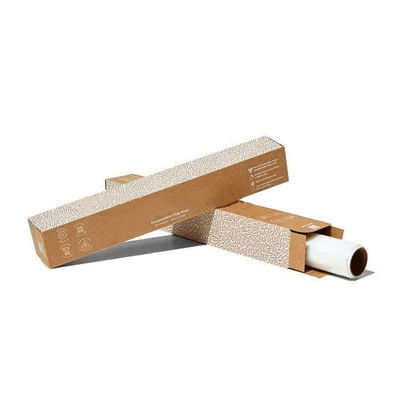 Envase de plástico de película adhesiva compostable con cortador de diapositivas Envase de plástico de película PVDC / PE / PVC / LDPE