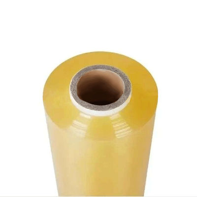 Embalaje de alimentos Rollo de película adhesiva de PVC envoltura de alimentos con cortador de metal cortador deslizante PVDC / PE / LDPE / PVC