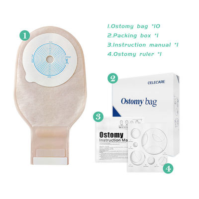 Bolsa de colostomía de 1 pieza de alta barrera Bolsa de colostomía de eliminación de ostomía aberta