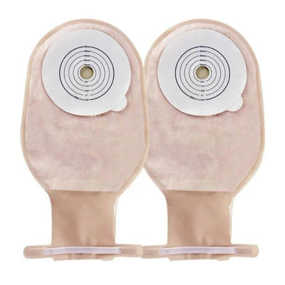 Cubierta reutilizable de una sola pieza de una bolsa de ostomía y colostomía opaca no tejida e hidrocolloide