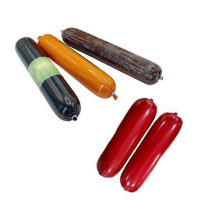 Películas de embalaje impresas de bajo precio Película PVDC para salchichas de carne Alta barrera