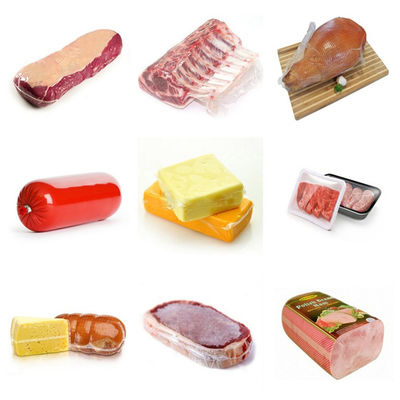 Impresión personalizada de calidad alimentaria embalaje de alimentos salchicha película de carcasa con logotipo