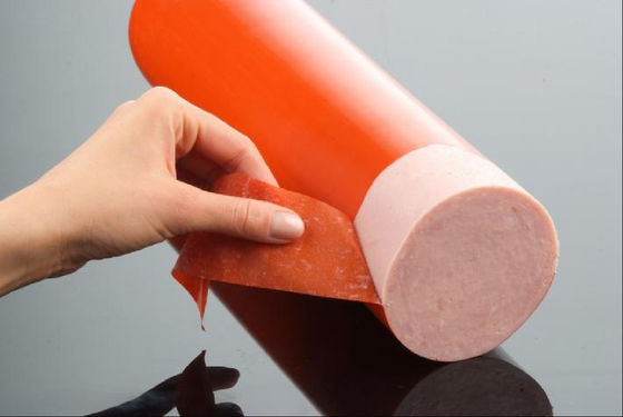 Barrera para salchichas sin piel al vapor o película de carcasa de salchichas permeable de múltiples capas