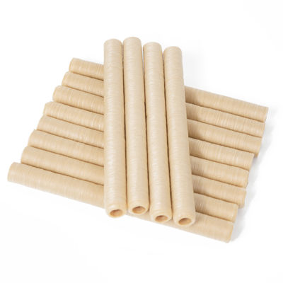 Encasado de plástico de buena calidad de 10 a 50 mm comestible para salchichas