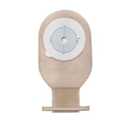 Hook de plástico de alta barrera suave película de extrusión PVDC CO bolsa de ostomía transparente fácil de usar para el cuidado de heridas