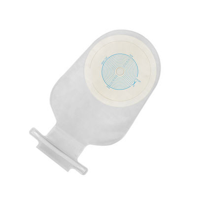 Hook de plástico de alta barrera suave película de extrusión PVDC CO bolsa de ostomía transparente fácil de usar para el cuidado de heridas