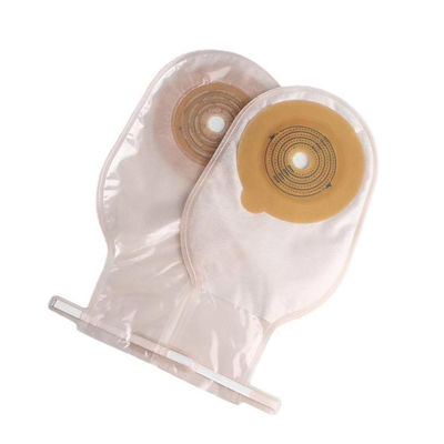 Bolsa de colostomía con alta barrera Bolsa de colostomía con película de extrusión de PVDC suave con gancho de plástico