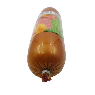 Tamaño personalizado Calibre aceptado 10-50mm PVDC Capa de salchicha de plástico Capa de película de colágeno para salchicha