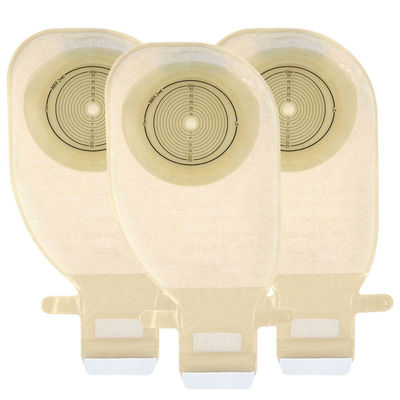 Abre / cierra PVDC Co extrusión de la bolsa de ostomía Solución médica definitiva