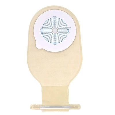 1 año de vida útil de alta barrera de película de extrusión suave PVDC Co bolsa de ostomía en color transparente para soluciones de cuidado de ostomía