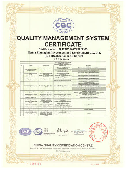 China Luohe Lianbang Chemical Co., Ltd. certificaciones